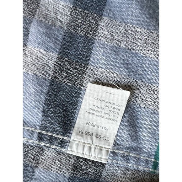 Vintage 70s Men’s Levis Long Sleeve Button Up Shirt Size XL Plaid 100% Cotton - Picture 4 of 7